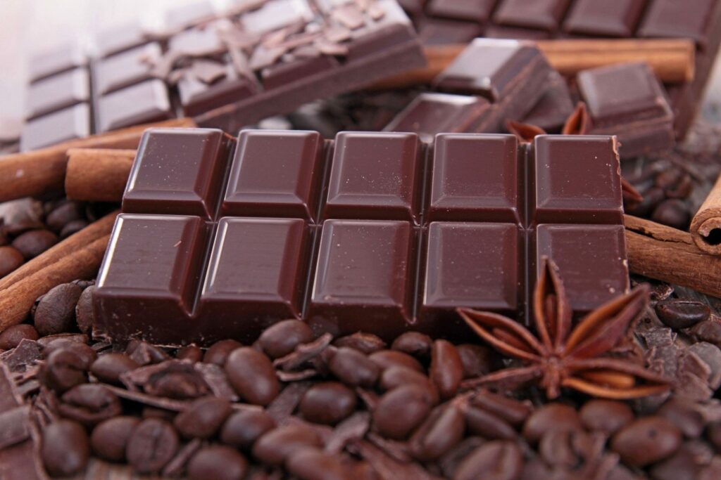 chocolate food tiles